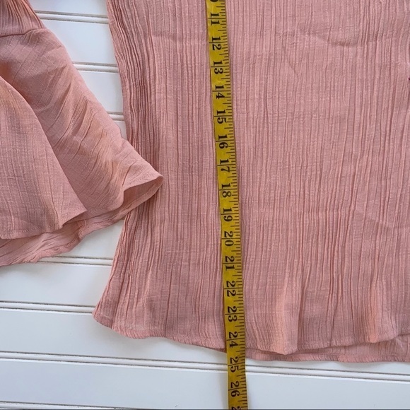 Flare sleeves embroidered floral blouse Size M - Picture 7 of 10